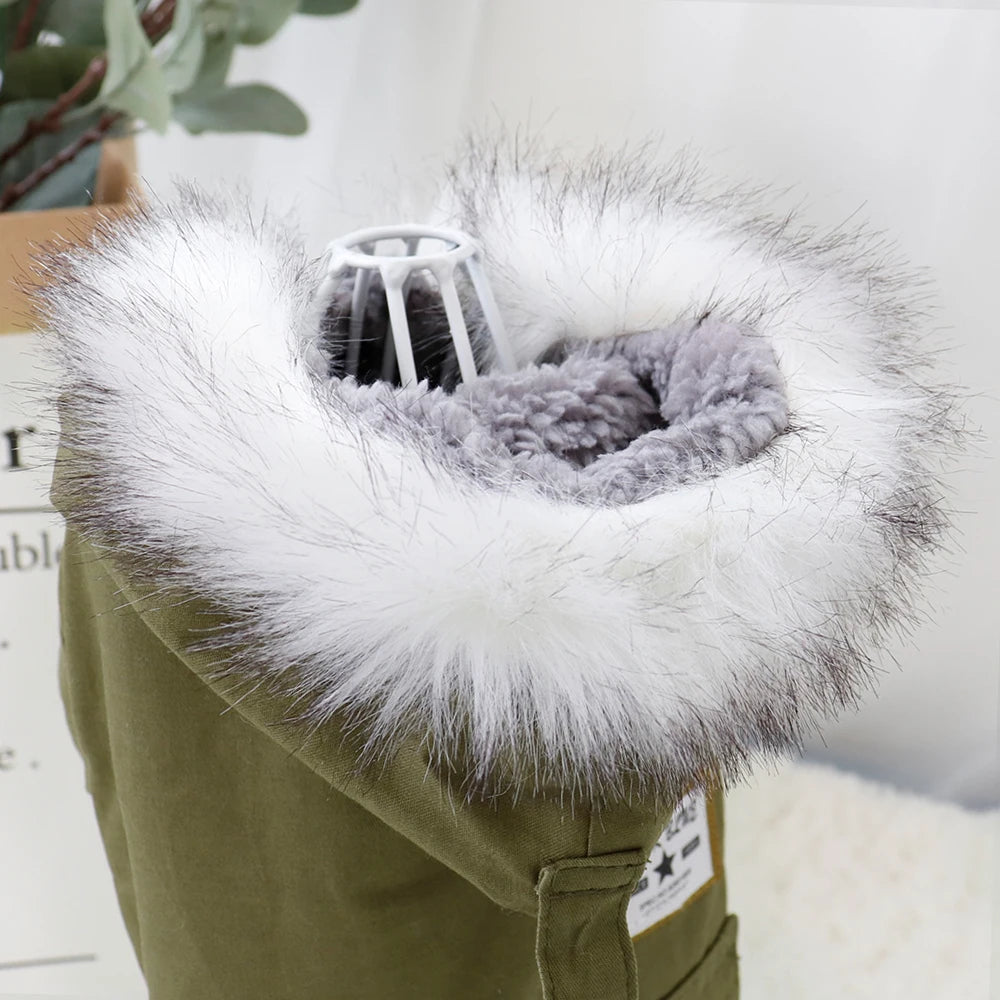 Winter Warm Dog Coat – Soft Hooded Jacket for Small & Medium Dogs