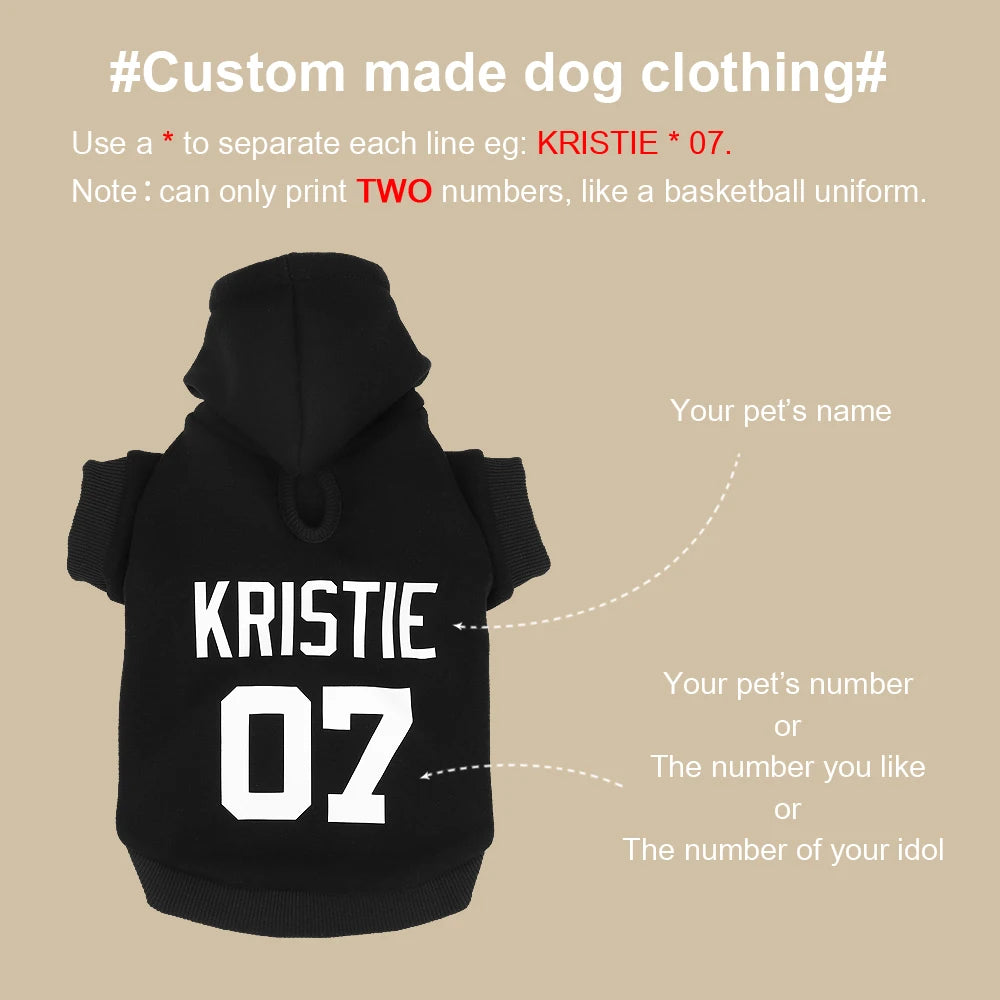 Custom Dog Hoodie – Personalized Puppy & Dog Sweatshirt