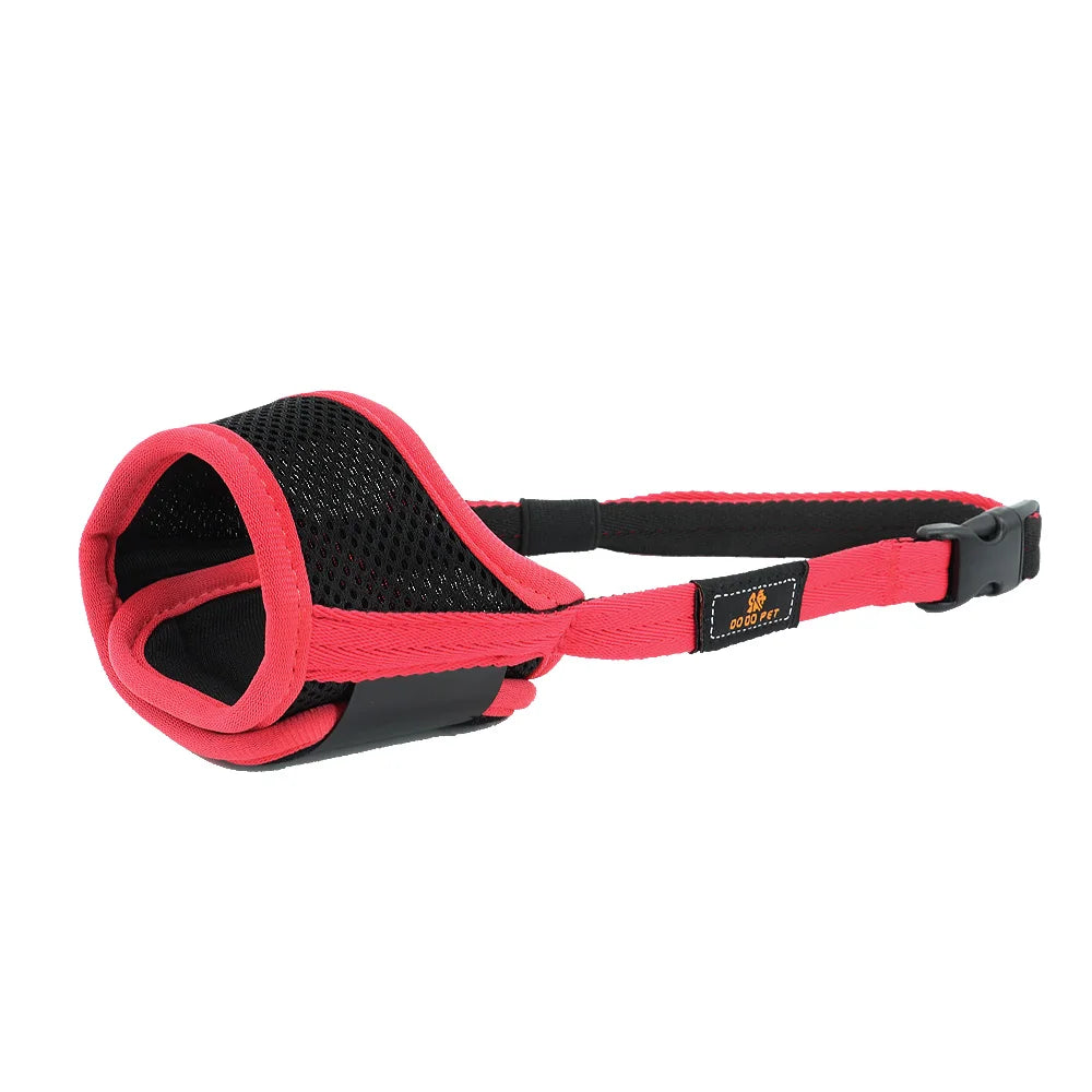 Breathable Mesh Dog Muzzle – Adjustable Anti-Bark & Chew Training Muzzle for Small, Medium & Large Dogs
