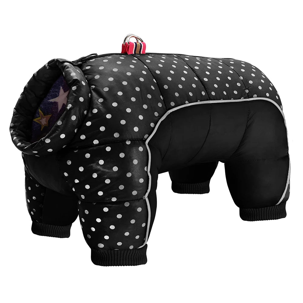 Waterproof Warm Dog Clothes – Winter Jumpsuit for Small, Medium & Large Dogs
