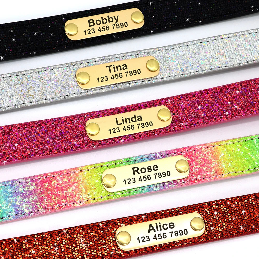 ✨ Personalized Bling Dog Collar – Sparkle, Style & Safety ✨