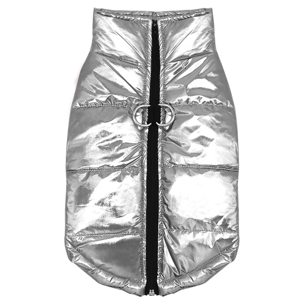 Waterproof Winter Dog Jacket – Quilted Puffer Vest for Small & Medium Dogs (Chihuahua, French Bulldog, Pug)
