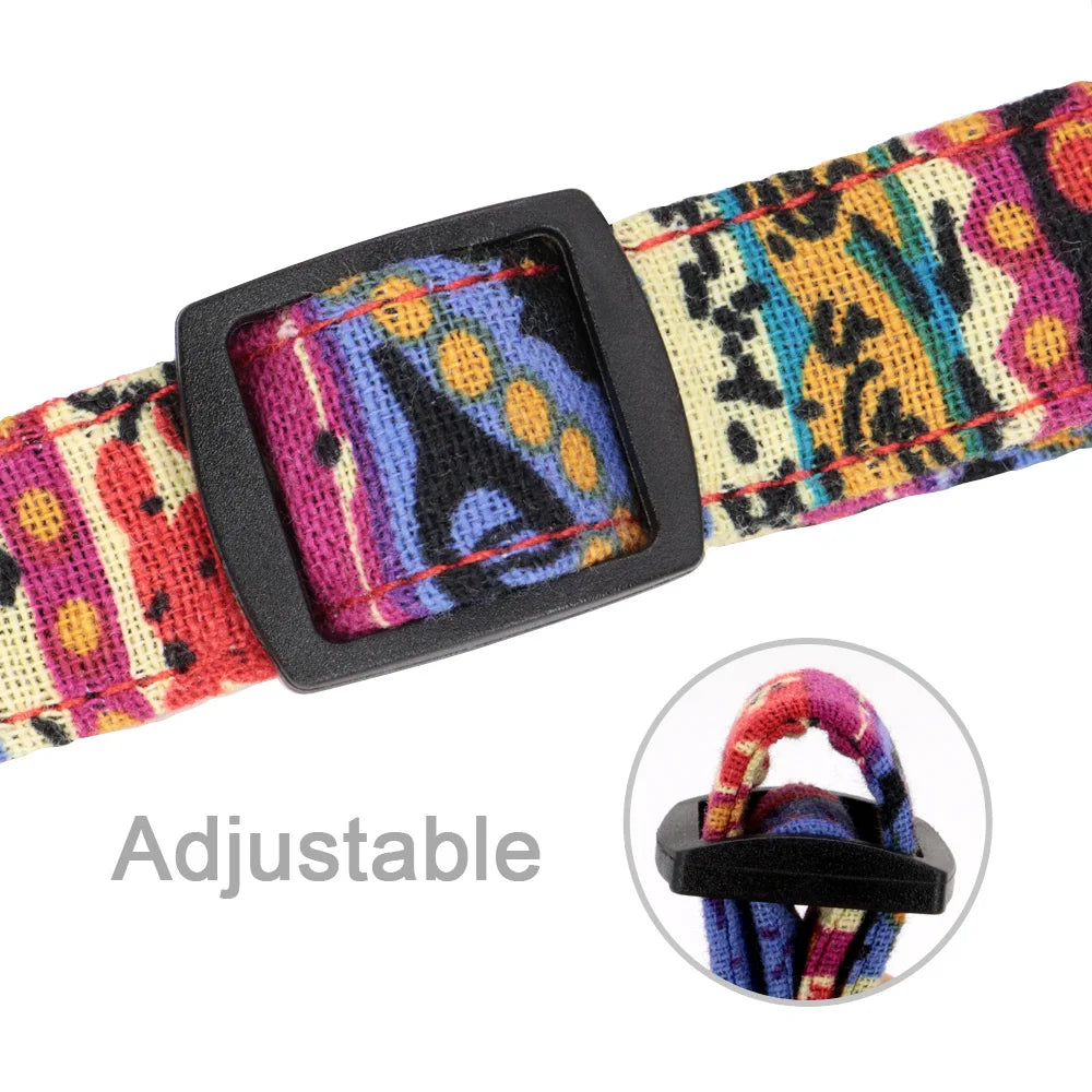 Adjustable Nylon Dog Harness Breathable Printed Dog Harness Vest For Small Medium Large Dogs French Bulldog Pet Supplies