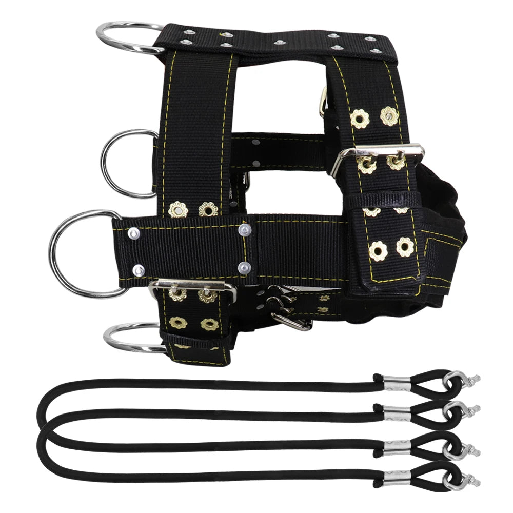 Durable Dog Training Harness – Heavy-Duty Weight Pulling & Agility Harness for Large Dogs & German Shepherds