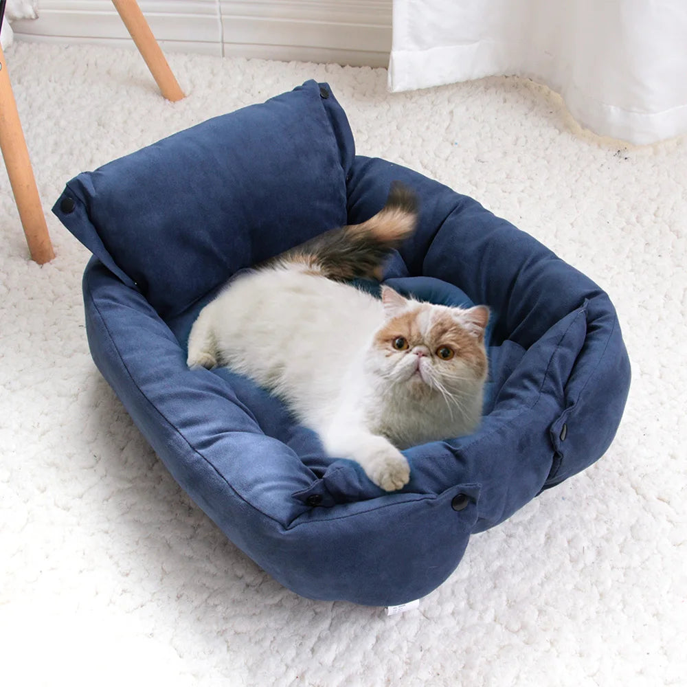 3-in-1 Warm Dog Bed & Sofa – Multifunctional Pet Cushion for Dogs & Cats (Small to Large Breeds)
