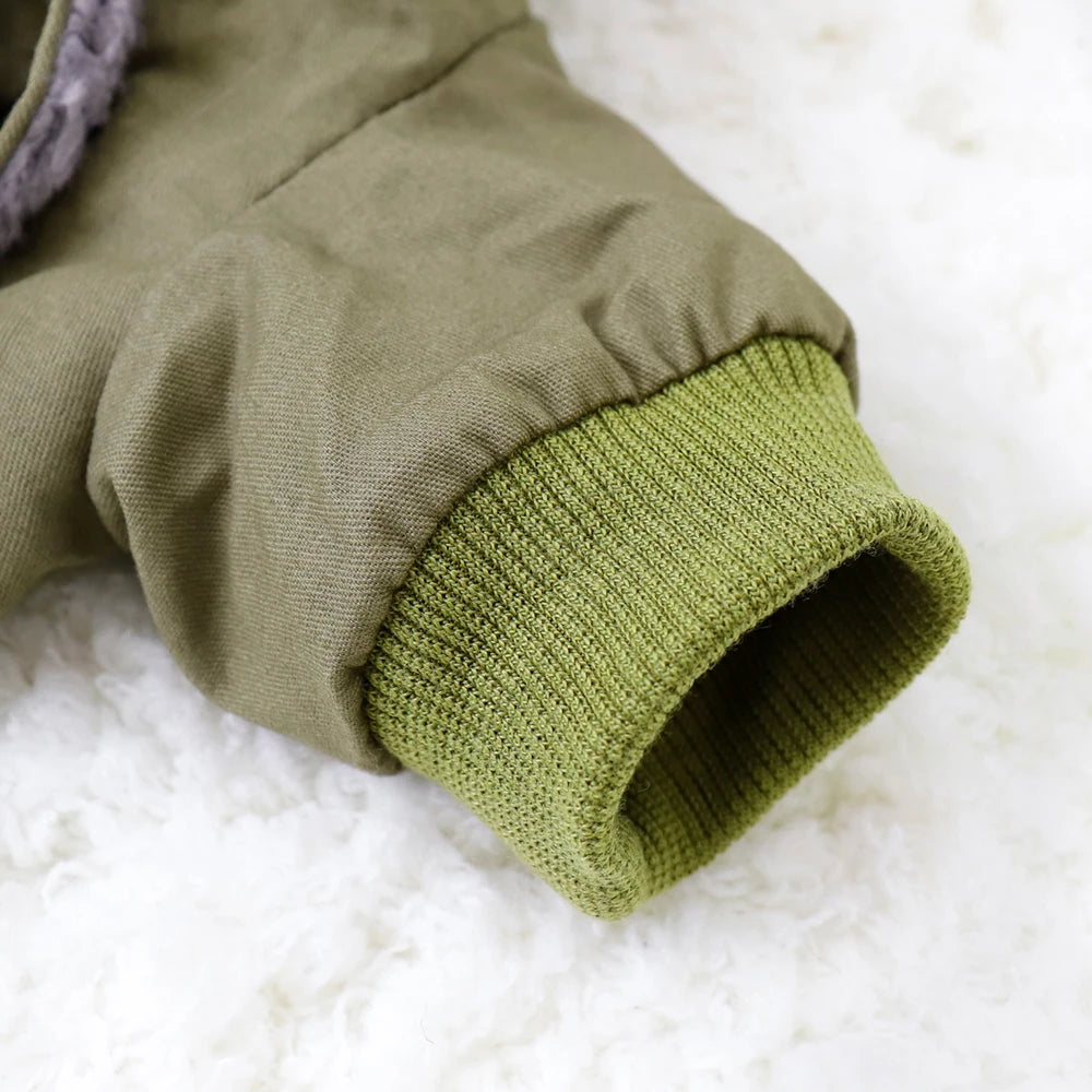 Winter Warm Dog Coat – Soft Hooded Jacket for Small & Medium Dogs