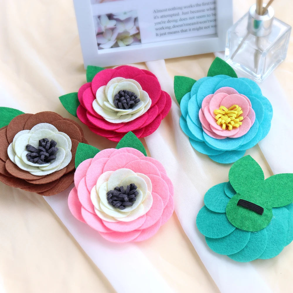 Personalized Floral Dog Collar – Custom Engraved Buckle with Cute Flower Accessory for Dogs & Cats