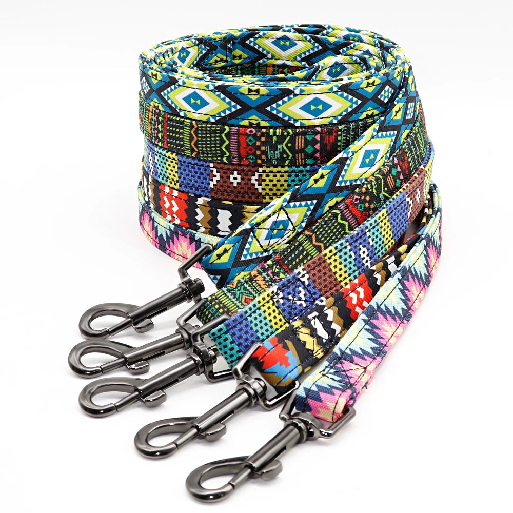 Custom Engraved Dog Collar + Optional Leash – Personalized Nylon ID Tag for Small, Medium & Large Dogs