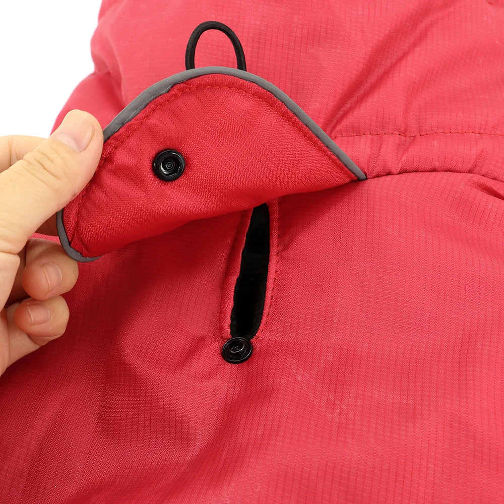 Waterproof Large Dog Coat – Warm Reflective Winter Jacket for Medium & Big Dogs (XL–6XL)
