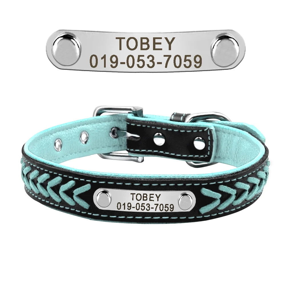 Bling Puppy Dog Cat Collar Personalized Engraved Pet Dog ID Tag Collars For Small Cats Dogs Custom Chihuahua Rhinestone Collars