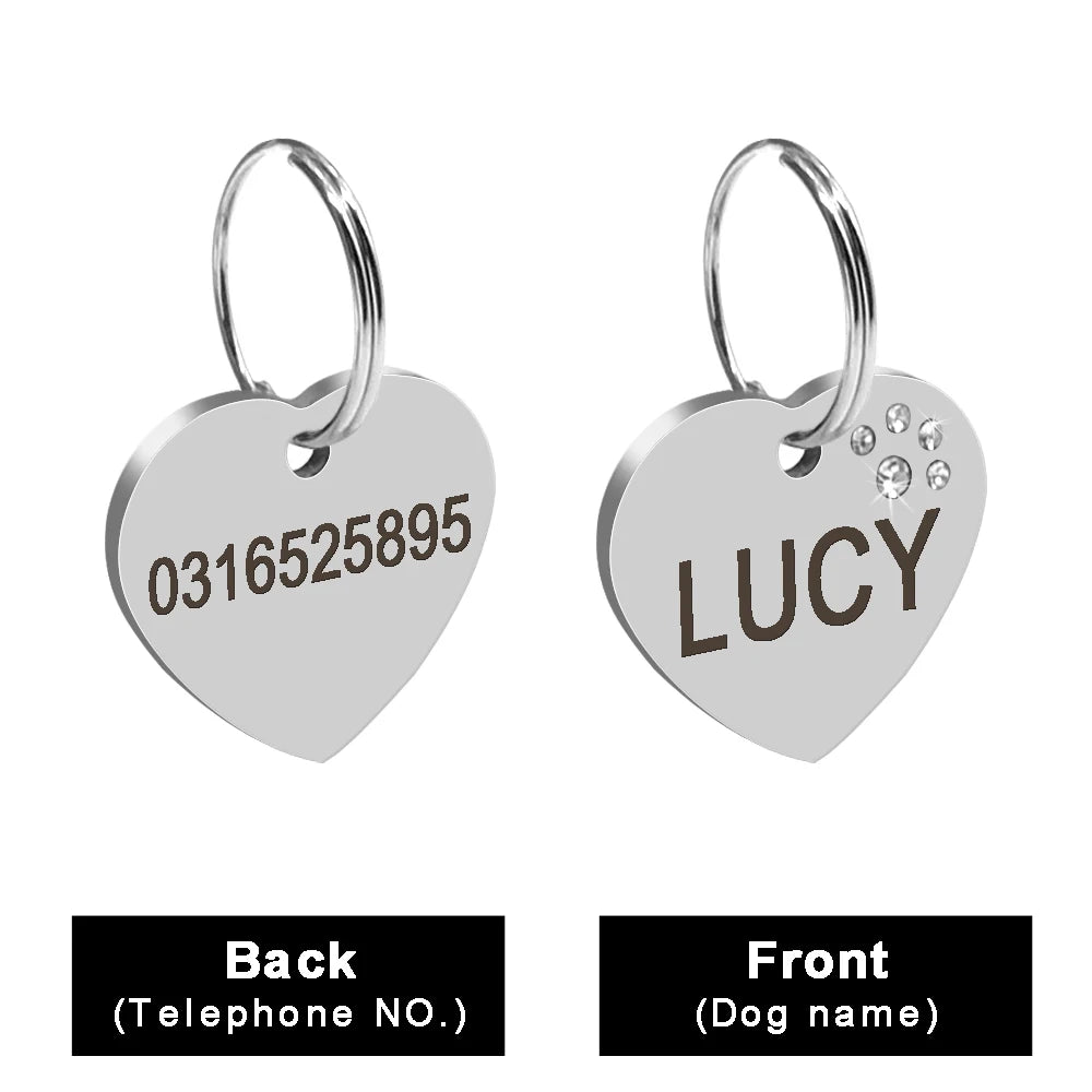 Quick Release Kitten Cat Collar – Reflective Personalized ID Collar with Bell & Free Engraved Tag for Small Pets