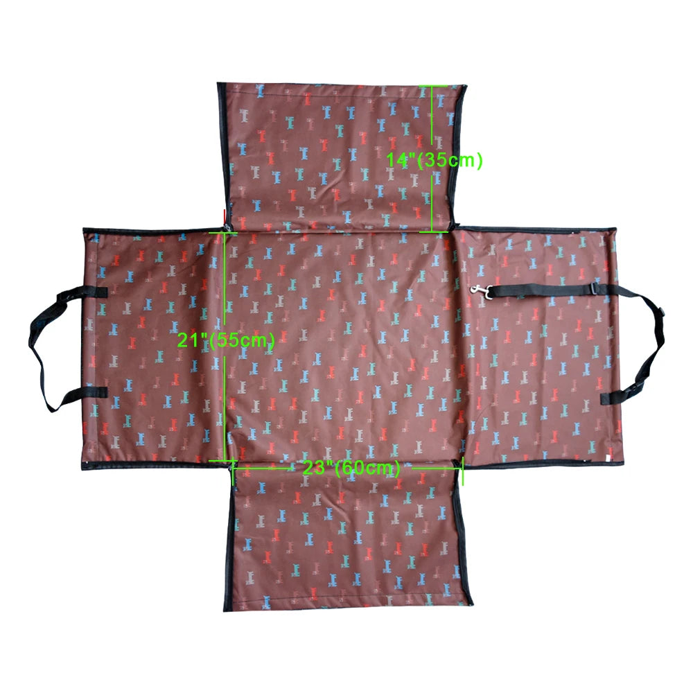 Oxford Waterproof Pet Car Seat Carrier