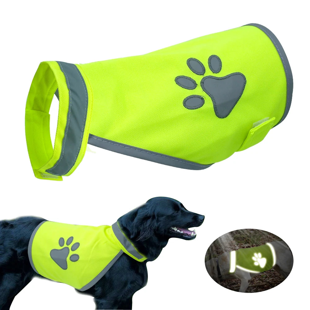 Reflective Dog Safety Vest – High Visibility Pet Harness for Outdoor Walking, Hiking & Hunting