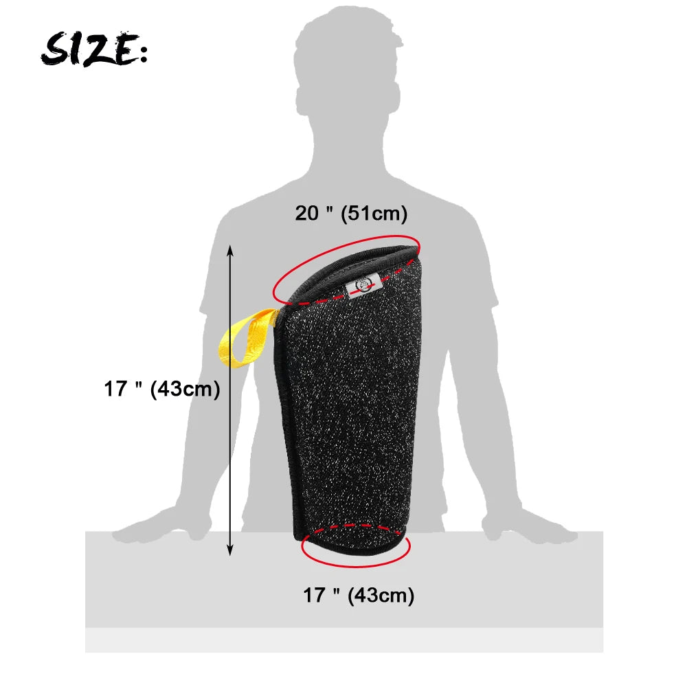 Dog Training Bite Sleeve – Jute Arm Protection for Young Dogs & German Shepherd Training