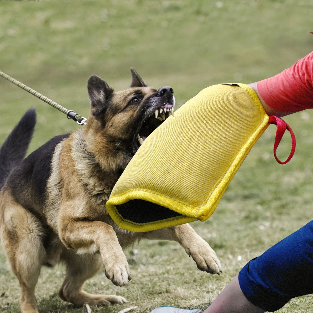 Dog Training Bite Sleeve – Jute Arm Protection for Young Dogs & German Shepherd Training