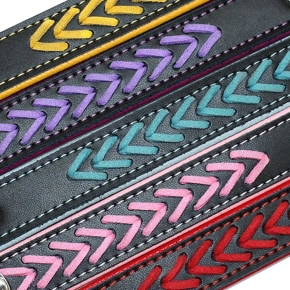Custom Engraved Leather Dog Collar – Personalized Comfort & Style