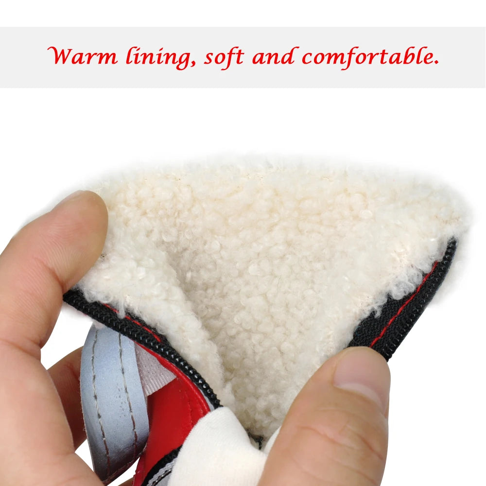 Warm Winter Dog Boots – Waterproof Non-Slip Shoes for Small & Large Dogs