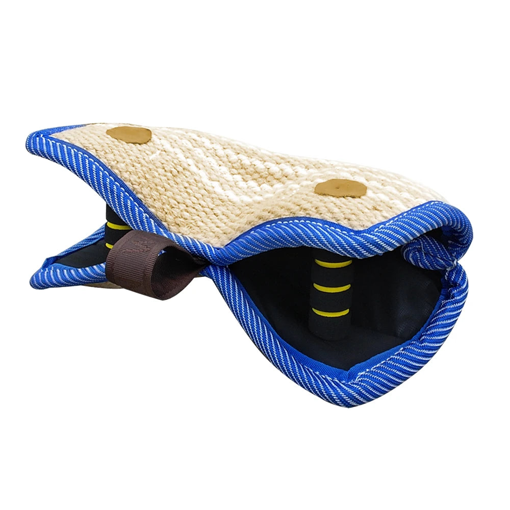 Dog Training Bite Tug & Jute Sleeve – Durable Agility Equipment for Malinois, German Shepherd & Rottweiler