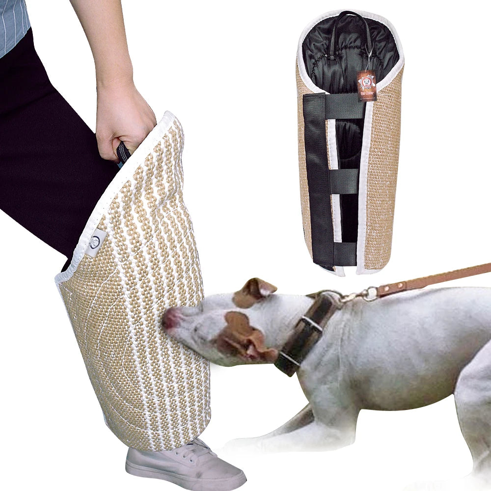 Dog Training Bite Tug & Jute Sleeve – Durable Agility Equipment for Malinois, German Shepherd & Rottweiler