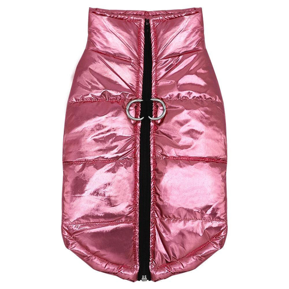 Waterproof Winter Dog Jacket – Quilted Puffer Vest for Small & Medium Dogs (Chihuahua, French Bulldog, Pug)