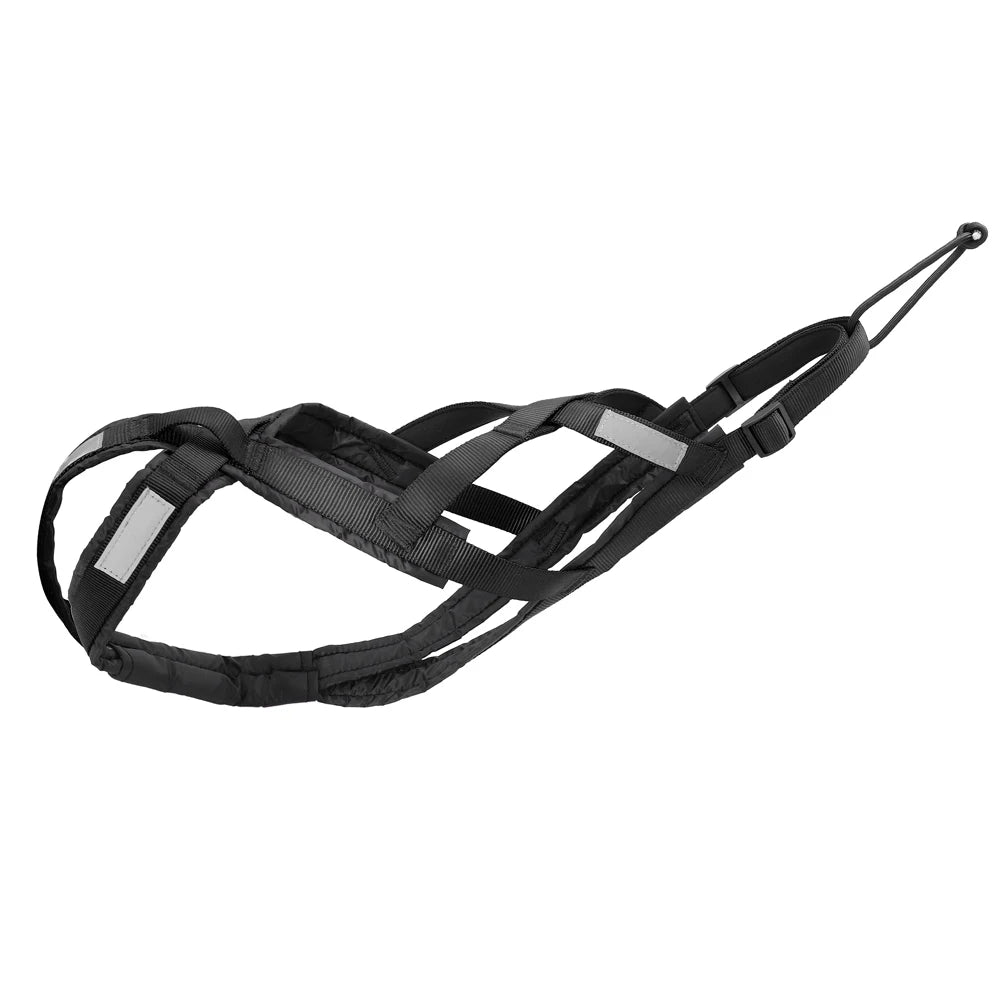 Dog Sledding Harness Reflective Pet Sledding Skijoring Harness Waterproof Big Large Dogs Weight Pulling Vest For Pet Training