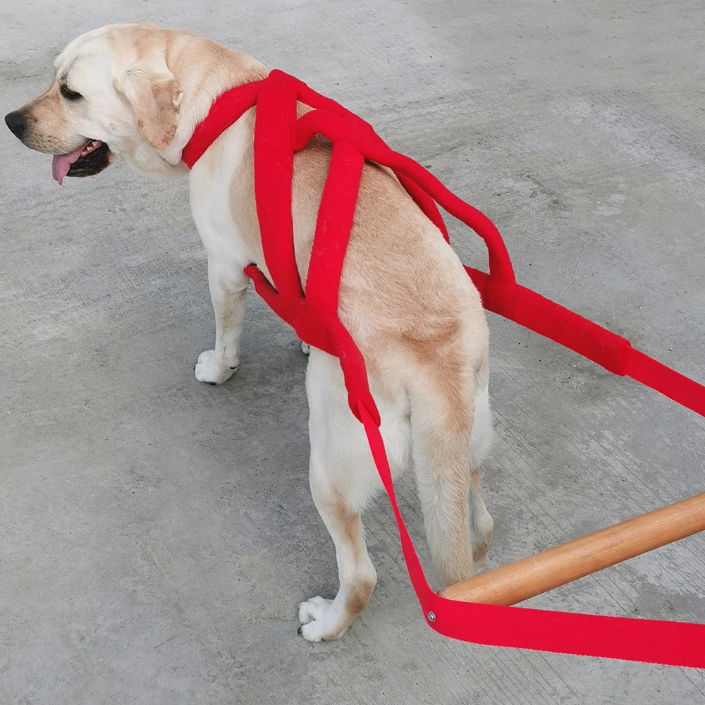 Durable Big Dog Weight Pulling Harness Dog Sledding Harness For Medium Large Dogs German Shepherd Training Pet Agility Products