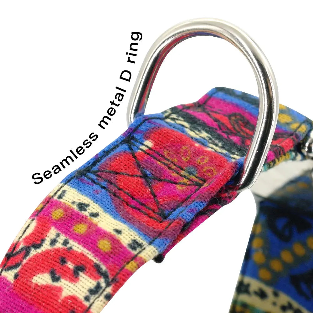 Personalized Dog Collar – Nylon Printed with Free Engraved ID Tag