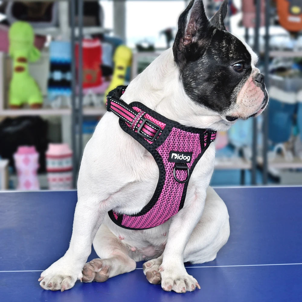 No-Pull Reflective Dog Harness – Adjustable Safety Vest for Small, Medium & Large Dogs (Pitbull, Bulldog, Boxer)