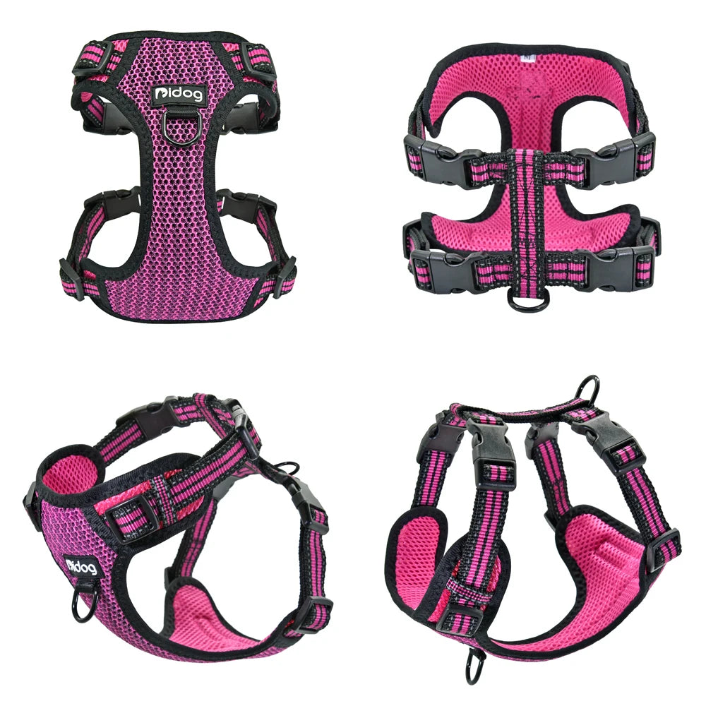 No-Pull Reflective Dog Harness – Adjustable Safety Vest for Small, Medium & Large Dogs (Pitbull, Bulldog, Boxer)
