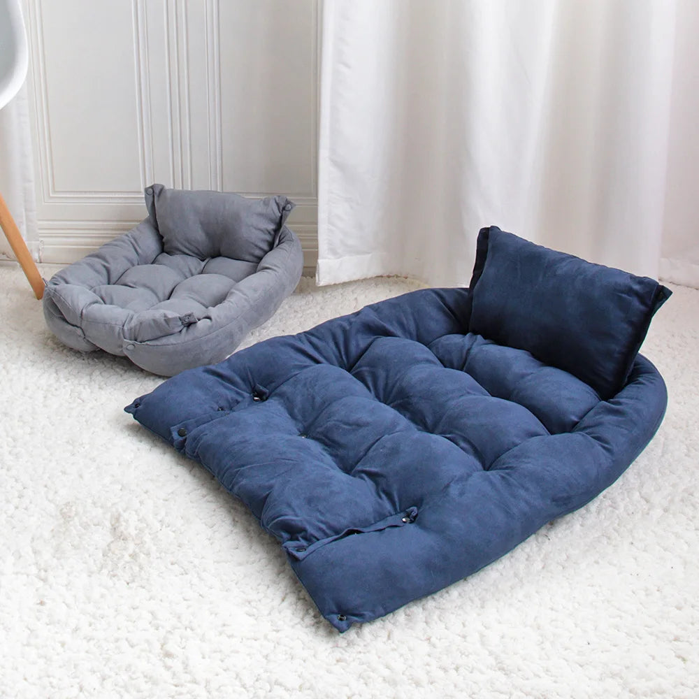 Cozy 3-in-1 Warm Dog Sofa Bed – Perfect for Dogs & Cats