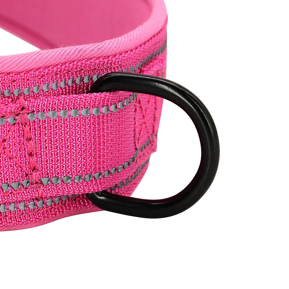 Reflective No Pull Nylon Dog Harness – Adjustable Training & Walking Vest for Medium & Large Dogs