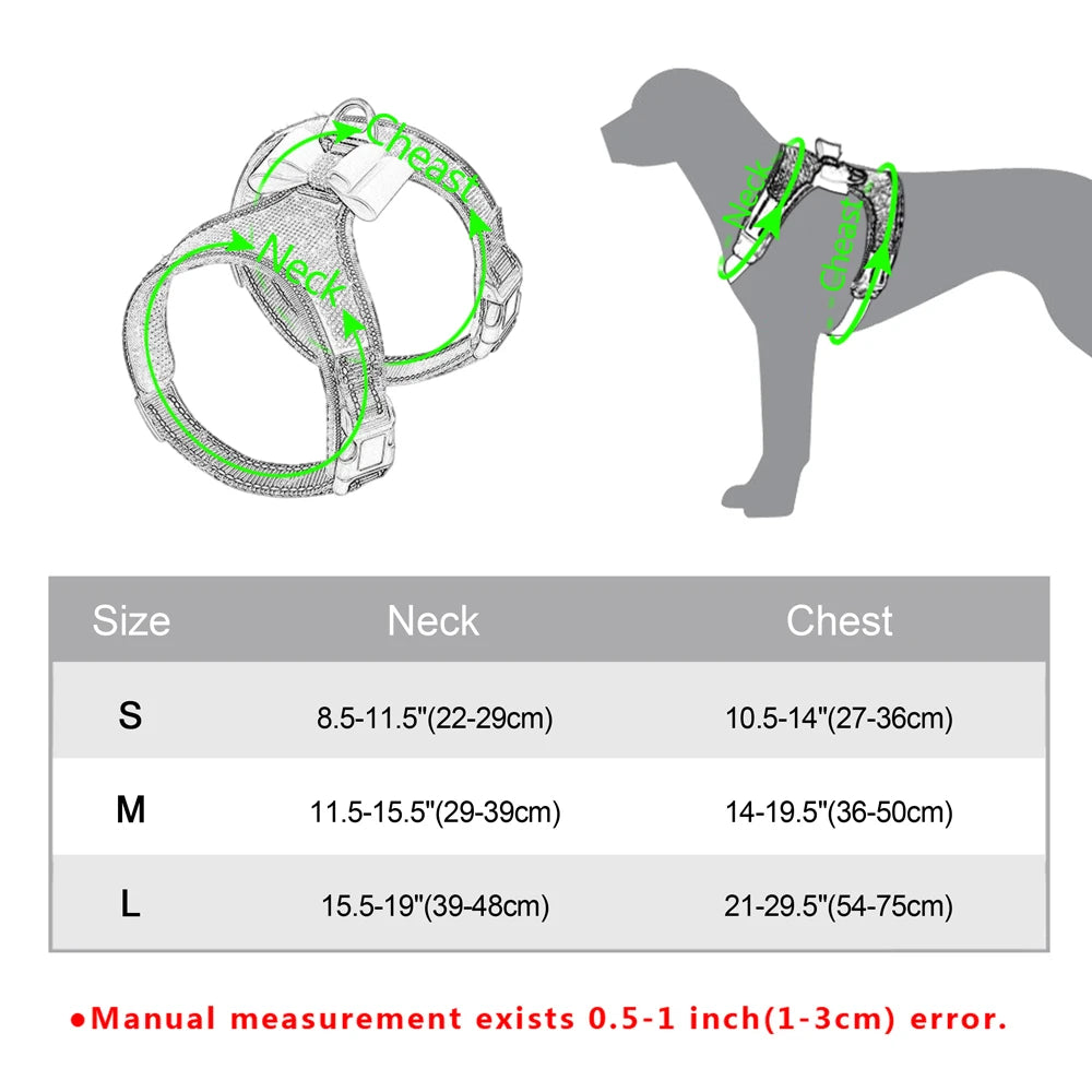 Bling Rhinestone Dog Harness – Reflective Fashion Vest with Bowknot