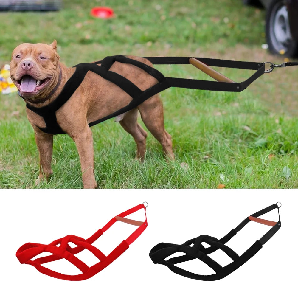 Durable Big Dog Weight Pulling Harness Dog Sledding Harness For Medium Large Dogs German Shepherd Training Pet Agility Products