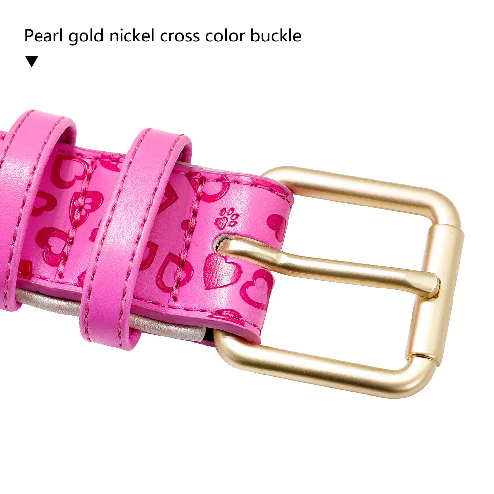 Personalized Padded Leather Dog Collar with Custom Engraved Nameplate – For Small to 2XL Dogs