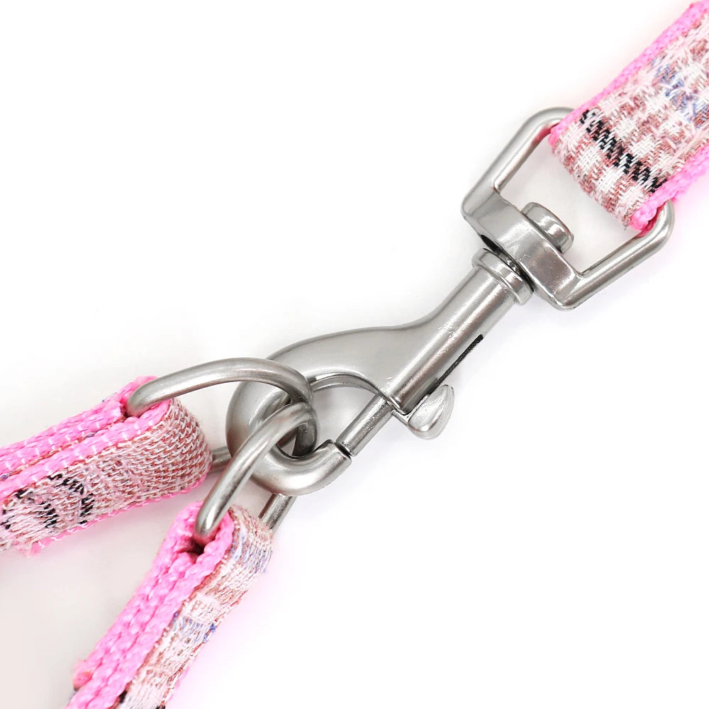 Adjustable Pet Harness & Leash Set – Soft Nylon Dog & Cat Vest