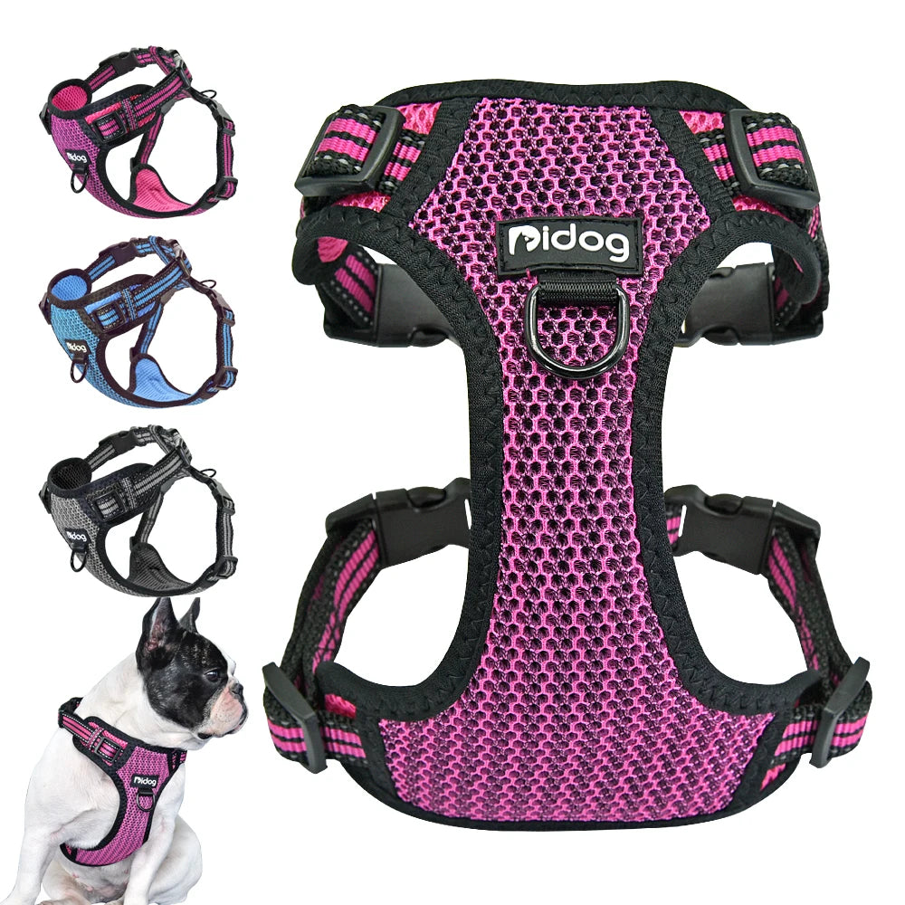 No-Pull Reflective Dog Harness – Adjustable Safety Vest for Small, Medium & Large Dogs (Pitbull, Bulldog, Boxer)