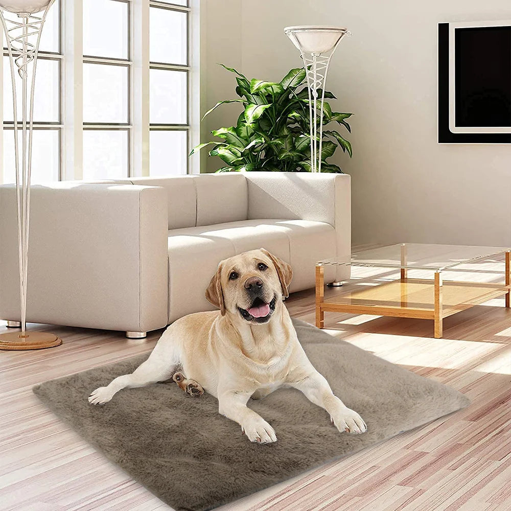 Soft Fleece Pet Bed Mat – Washable Sleeping Cushion for Dogs & Cats