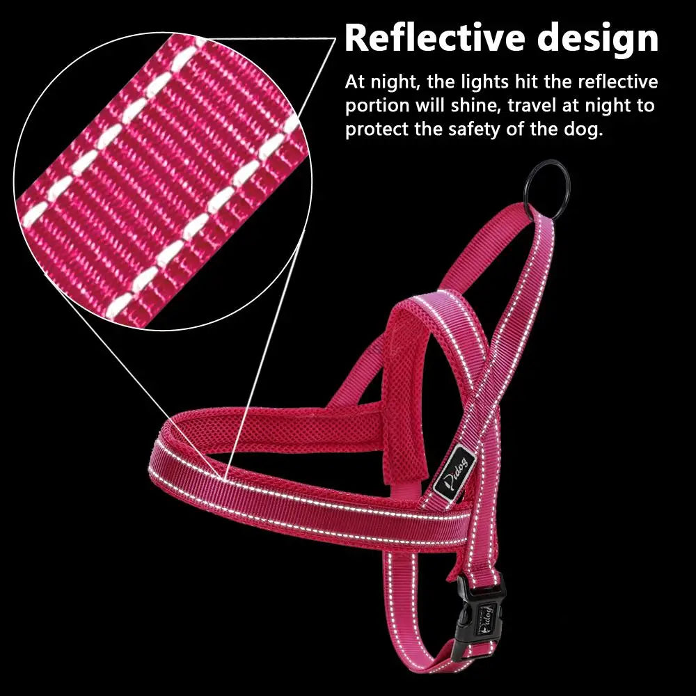 No-Pull Quick Fit Dog Harness – Reflective Adjustable Vest with Padded Mesh for Small, Medium & Large Dogs