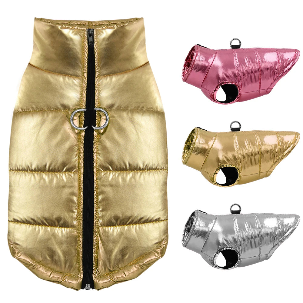 Waterproof Dog Coat with Hood – Warm Winter Jacket for Small, Medium & Large Dogs