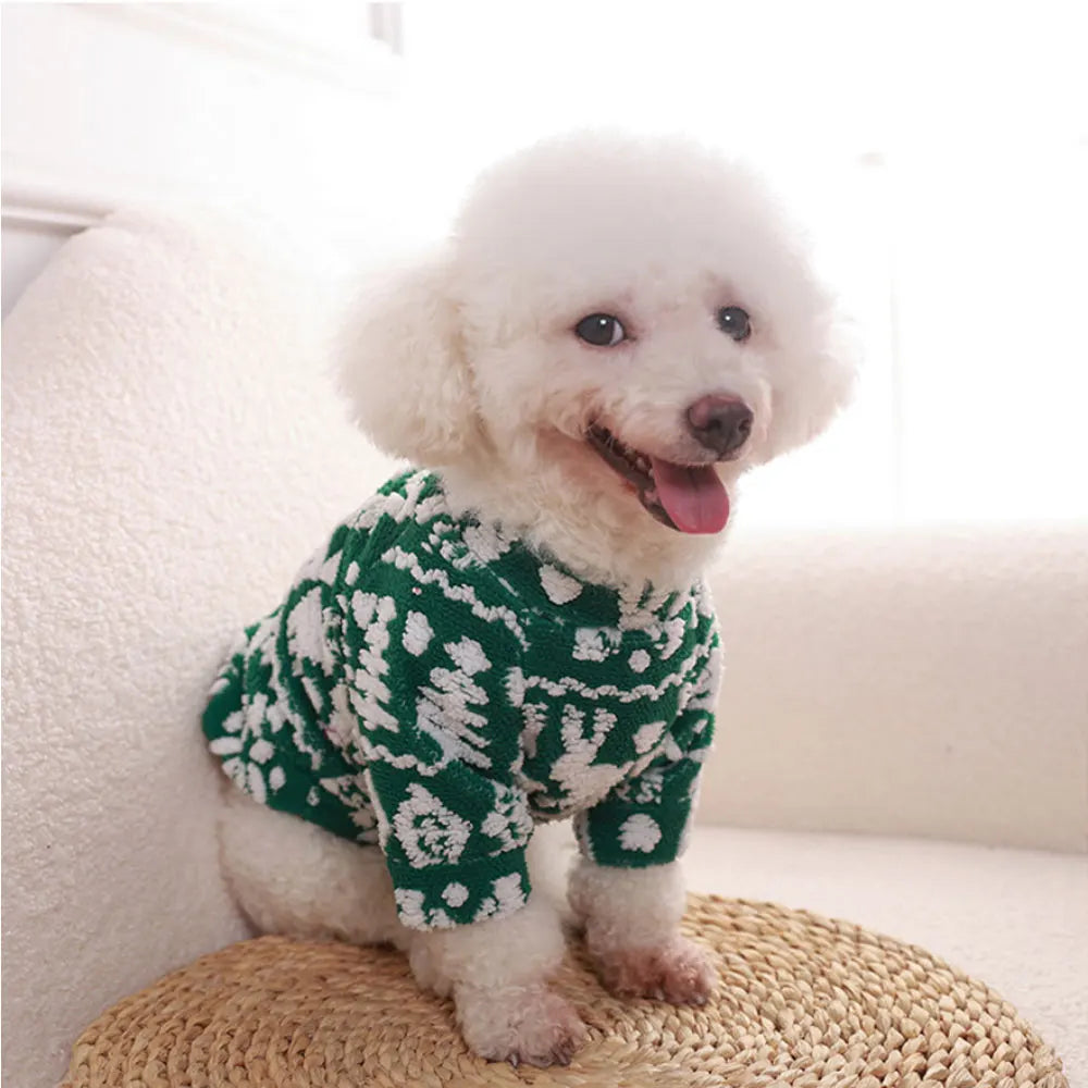 Christmas Dog Clothes – Soft Fleece Vest for Dogs & Cats