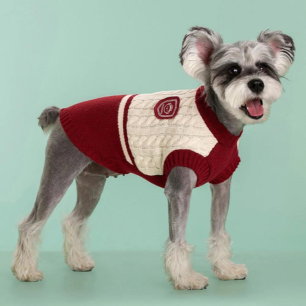 Fashion Puppy Sweater – Classic Warm Knit for Dogs & Cats