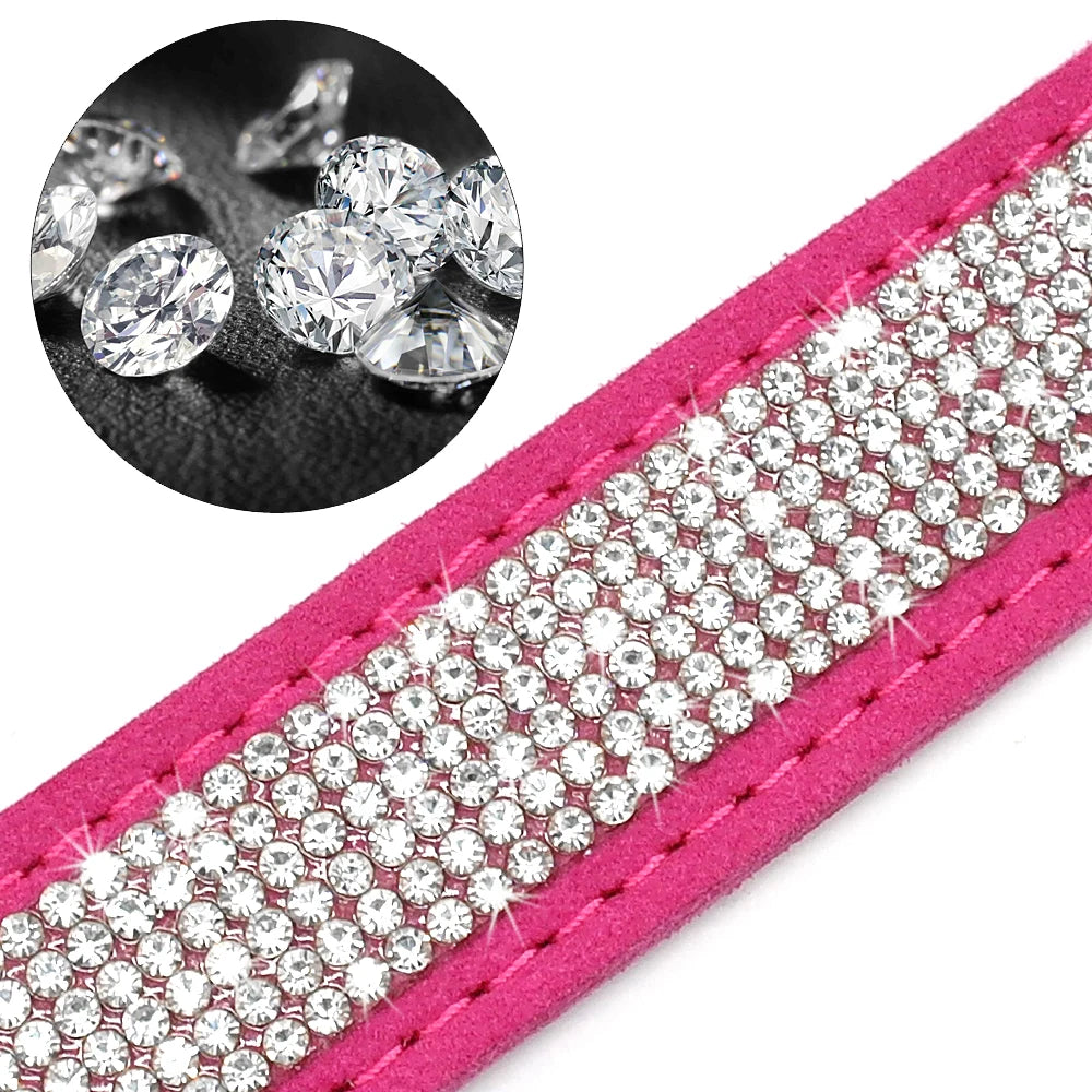 ✨ Personalized Bling Dog Collar – Sparkle, Style & Safety ✨