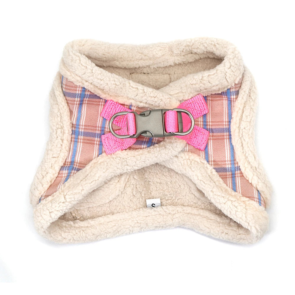 Soft Dog Cat Harness Vest – No Pull Padded Pet Harness Leash Set for Small & Medium Dogs (Chihuahua, French Bulldog, Yorkie)