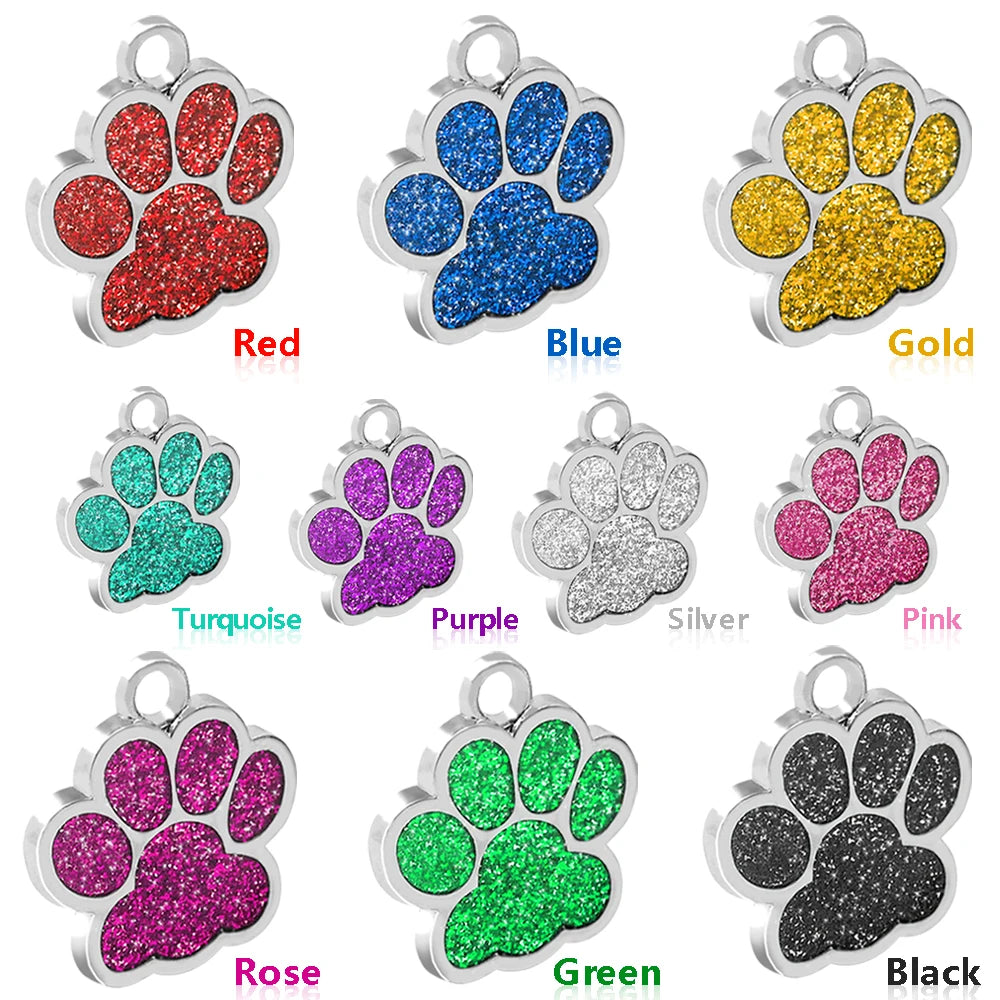 Personalized Dog & Cat ID Tag – Engraved Stainless Steel Pet Name & Address Tag
