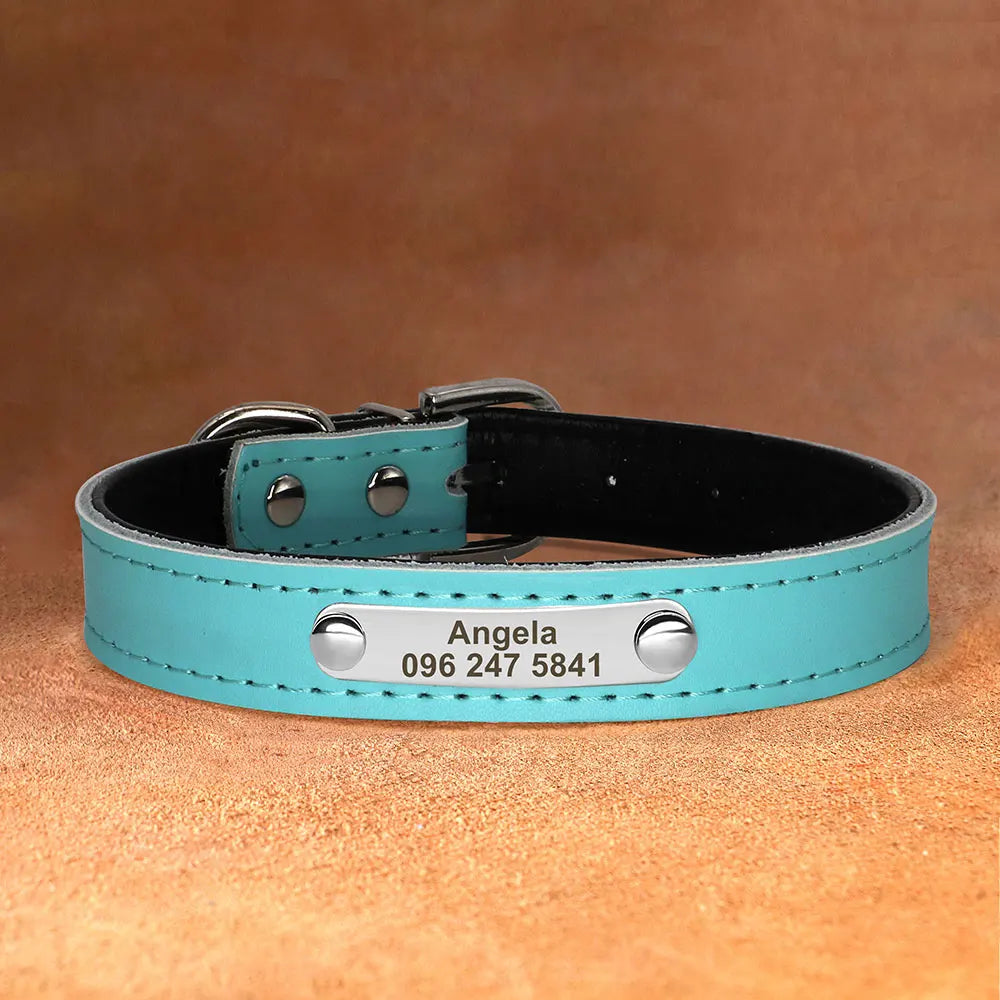 Cool Spiked Studded Leather Dog Collar – Durable Strong Collar for Medium & Large Dogs (Pitbull, Bulldog, Boxer)