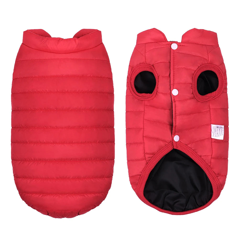 Warm Pet Dog Vest Clothes – Autumn &amp; Winter Jacket for Small Medium Dogs & Cats