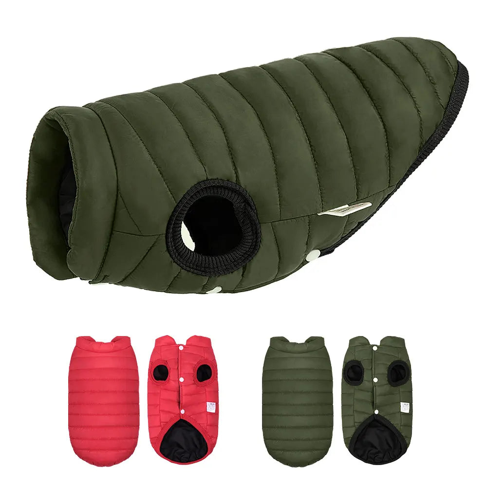 Warm Pet Dog Vest Clothes – Autumn &amp; Winter Jacket for Small Medium Dogs & Cats