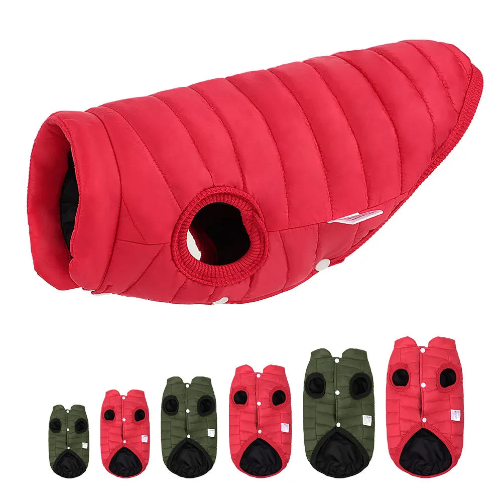 Warm Pet Dog Vest Clothes – Autumn &amp; Winter Jacket for Small Medium Dogs & Cats