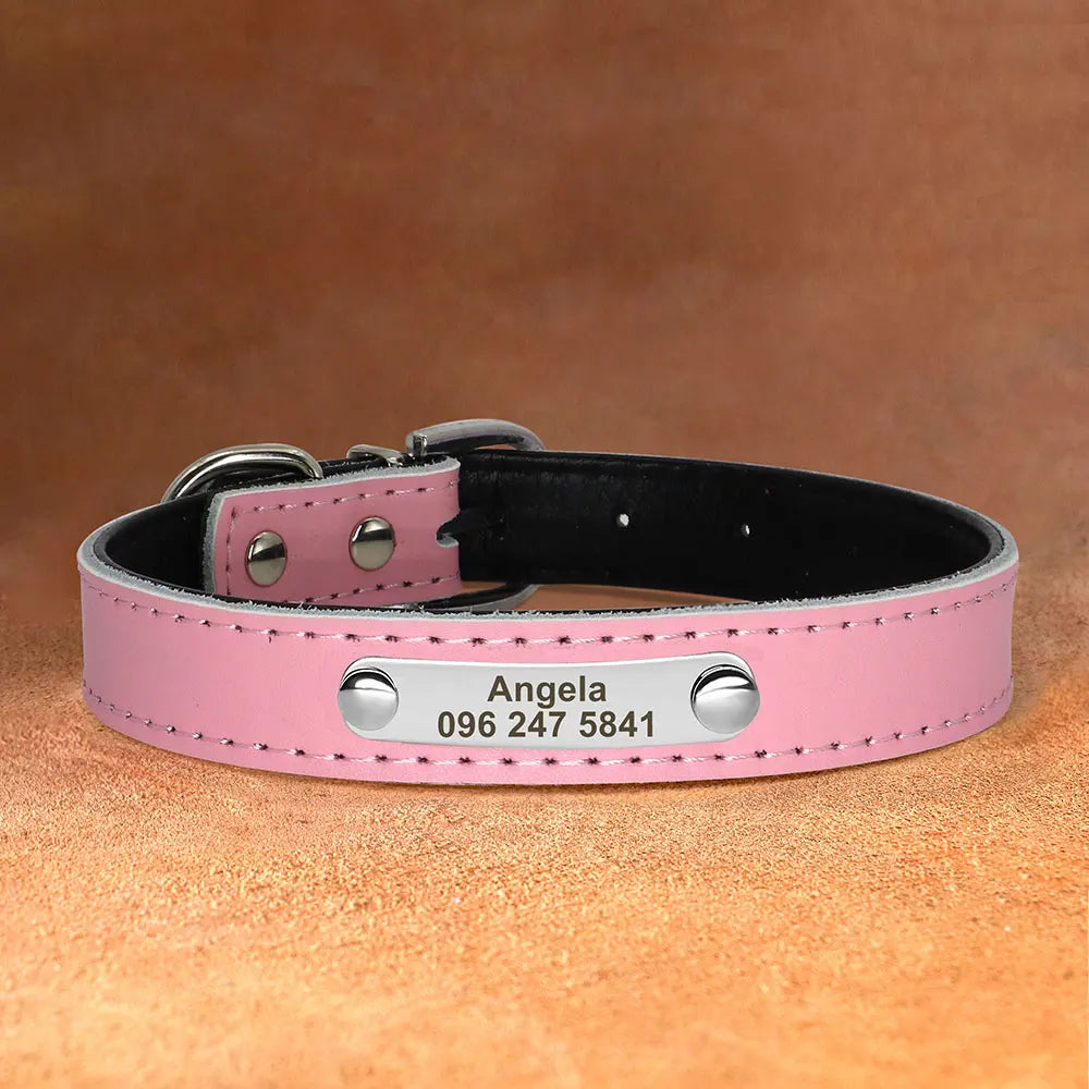 Cool Spiked Studded Leather Dog Collar – Durable Strong Collar for Medium & Large Dogs (Pitbull, Bulldog, Boxer)