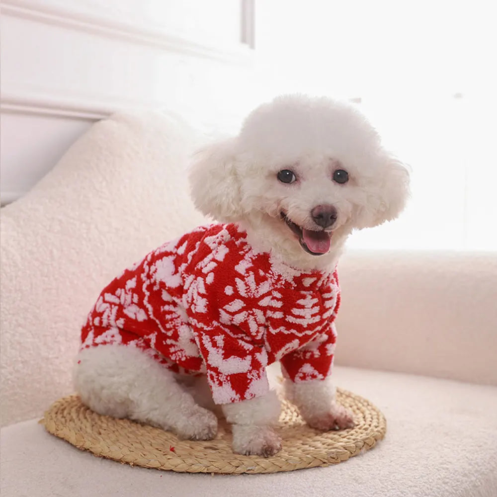 Christmas Dog Clothes – Soft Fleece Vest for Dogs & Cats